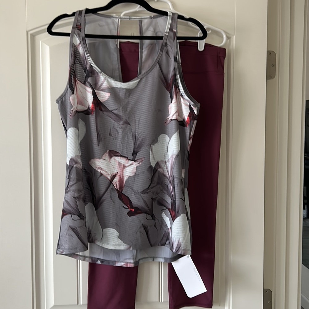 Fabletics workout pants/top